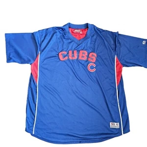 Chicago Cubs MLB True Fan Pullover Trikot Shirt Herren 2X Blau Baseball - Bild 1 von 8