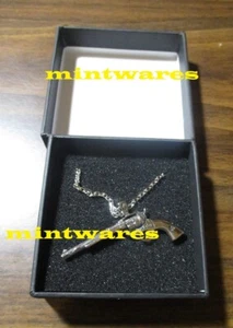 Fallout New Vegas Lucky Revolver Pendant Necklace FNV Official Sold Out NEW - Picture 1 of 2