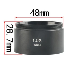 KOPPACE Stereo Microscope Barlow Lens 1.5X/WD45 WD 48mm Installation Size - Bild 1 von 5