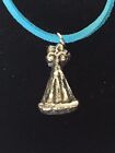 Party Hat TG58 Fine English Pewter On 18" Blue Cord Necklace