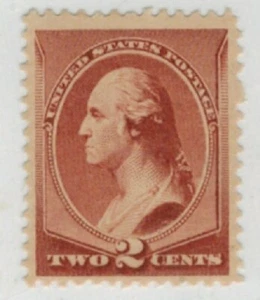Sc# 210 Two Cent Brown Washington MNH - Picture 1 of 2