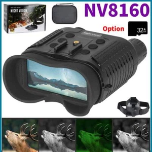 NV8160 Infrared Night Vision Binoculars 4K 3D Head Mounted Goggles 8X Zoom - Picture 1 of 22