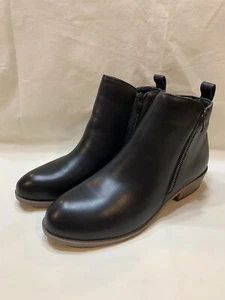 JEOSSY MILAN Ankle Boots Womens Size 11 Low Heel Zip Black Brand New - Picture 1 of 14