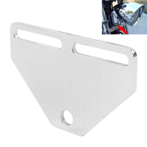 Bottom Mount Headlight Bracket Adapter For Harley Cruiser Chopper Touring Dyna - Picture 1 of 10