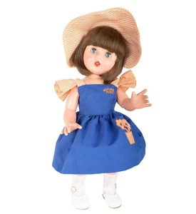 Mariquita Pérez, poupée Mariquita Pérez vinyle robe bleu capote (MP50002) - Imagen 1 de 6