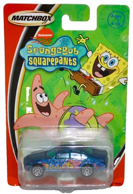 Matchbox ~ Nickelodeon SpongeBob Squarepants ~ Patrick Blue Car ~  Diecast  2003 - Image 1 of 4