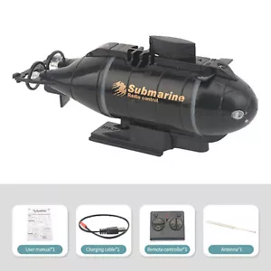 Mini RC Submarine Remote Control Boat Mini RC Race Boat 6CH Gift Toy Kids B0P3 - Picture 1 of 10