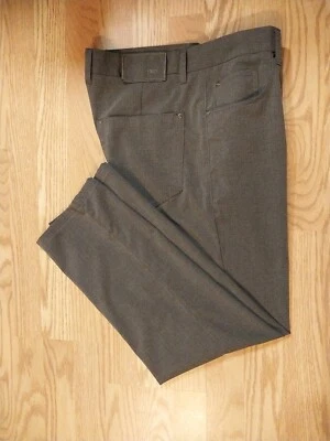 ENZO TOVARE PANTS GRAY SOLID LIGHTWEIGHT MID-RISE SLIM FIT CASUAL MEN'S 34 X 27 - Image 1 of 4