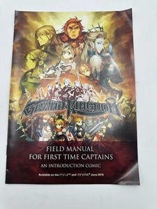 Grand Kingdom Field Manual For New Captains Introduction Comic Playstaion Promo - Picture 1 of 4