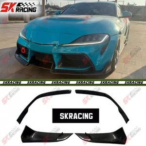 For Toyota Supra GR A90 A91 20+ Forged/Carbon Fiber Front Bumper Side Vents Trim - Picture 1 of 28