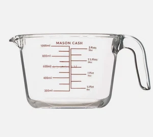 Brocca Misuratore Vetro 1L Mason Cash Collezione Classica - Foto 1 di 2