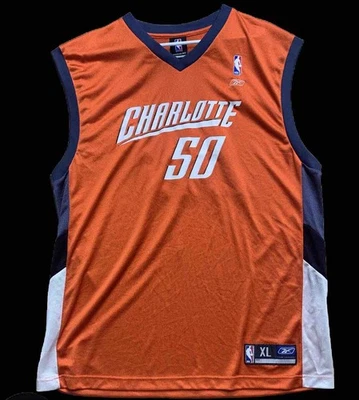 Camiseta deportiva de baloncesto de la NBA Emeka Okafor - Charlotte Bobcats #50 (Reebok XL) Foto 1 de 4
