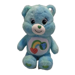 Peluche Care Bears Love Thee Earth blu orso cura orso 13" misura peluche - Foto 1 di 9