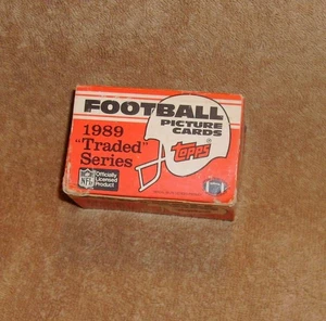 1989 TOPPS NFL Football Picture Cards-Traded Series-132 Cards Set-Sanders,Aikman - Picture 1 of 1