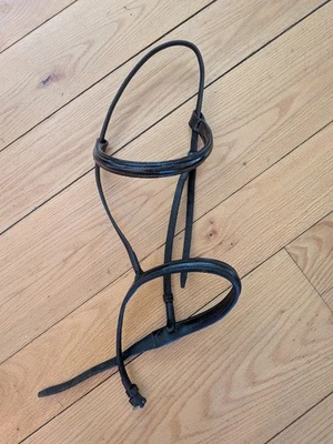 Banda para nariz y cejas talla Cob de cuero marrón Foto 1 de 2