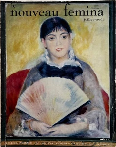 LE NOUVEAU FEMINA Nr. 5 Juli August 1954 alte Modemagazin Cover RENOIR - Bild 1 von 8