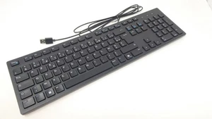 NEW Dell KB216 FRENCH Slim Office Multimedia Desktop Keyboard (BLACK) - 49J2X - Picture 1 of 4