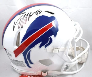 Von Miller Autographed Buffalo Bills F/S Speed Authentic Helmet- Beckett W Holo - Picture 1 of 5