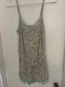 Women’s Victoria’s Secret Size XS Floral Sleep Romper Pajamas - Picture 1 of 4