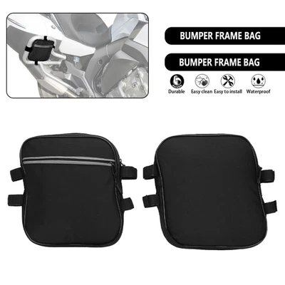 Motorcycle Black Bumper Frame Bag For BMW R 1200 RT R1200RT K 1600 GT K1600GTL Foto 1 de 4
