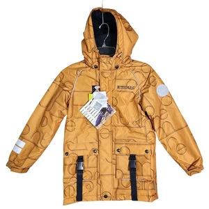 Neu mit Etikett Premont Canadian Canada Gold Schneejacke wasserdicht reflektierend Größe 9 Unisex - Bild 1 von 23