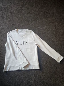 Valentino VLTN Sweatshirt White Size M RRP £650! - Picture 1 of 8
