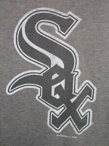 Chicago White Sox MLB Large Dark Heather Graphic T-Shirt