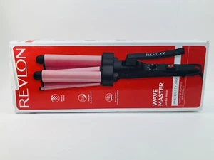 Revlon 3 Barrel Jumbo Hair Waver | Long-Lasting, Natural Looking Waves, (Pink) - Picture 1 of 13