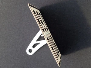 Kennzeichenhalter seitlich universal  Roller 50 ccm Gilera Kymco Edelstahl TOP - Bild 1 von 4