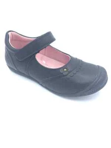 NOEL JONES GIRLS BLACK LEATHER MARY JANE SCHOOL SHOES SALE £15.99 - Picture 1 of 1