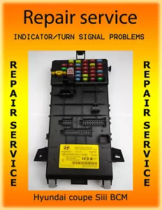 Hyundai coupe bcm 95480/95410 fusebox 2002-09 INDICATOR REPAIR. - Picture 1 of 1
