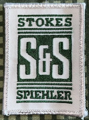 S&S Stokes Spiehler Petroleum Engineers Patch 2 3/4"X2" Sew-On Used A598 - Image 1 of 2