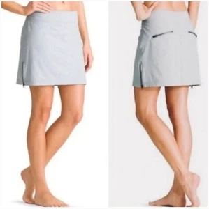 Athleta Jenner Skort Damengröße 6 grau Training Tennis Golf Sommer Pickleball - Bild 1 von 12