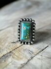 Happy Piasso Royston Turquoise Ring Size 6.75 ~ Signed
