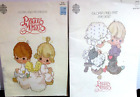 Precious Moments Cross Stitch Pattern Books PM1 PM2 Lot 2 Gloria and Pat VTG 80s