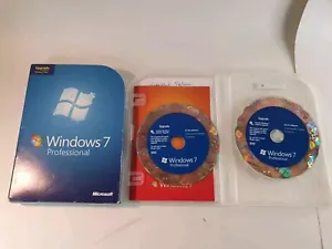 Microsoft Windows 7 PROFESSIONAL UPGRADE 32 Bit & 64 Bit DVD MS WIN PRO - Picture 1 of 3