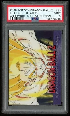 Dragon Ball Z ArtBox Chromium 63 Super Saiyan Son Goku 2000 PSA 9 68476246 - Image 1 of 2