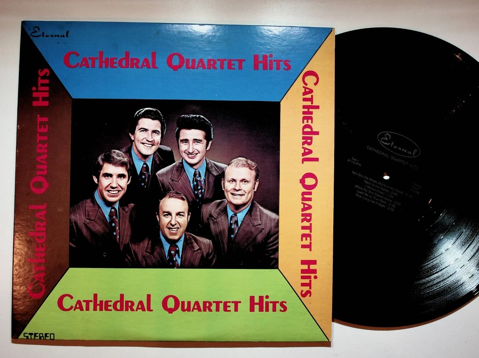 Cathedral Quartet Hits Gospel Christian Vinyl LP Record Foto 1 de 4