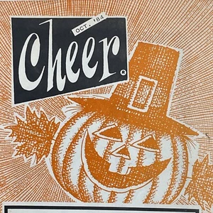 Cheer October 1984 Non-Copyrighted Pamphlet Vintage Quotes Jokes Humor Stories - Picture 1 of 4