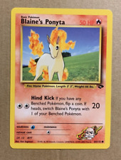 Blaine's Ponyta 64/132 Gym Challenge - Common Pokemon Card - NM/Mint