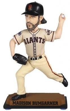 Madison Bumgarner San Francisco Giants Real Jersey Bobblehead MLB Cover