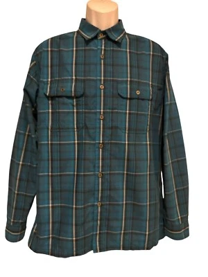 Kuhl Mens Shirt Green Plaid Eluxur Button Up Outdoor Lightweight Hiking M - Image 1 of 4