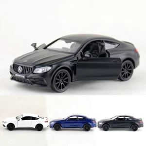 1:36 C63 S AMG Model Car Diecast Toy Cars Doors Open Pull Back Toys for Boys - Picture 1 of 18