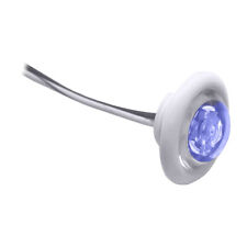 Innovative Lighting LED Bulkhead/Livewell Light "The Shortie" Blue LED w/ Whi...