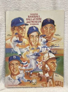 RARE Harmon Killebrew AUTO'D 1984 Nat Baseball HOF Yearbook, Minnesota Twins! - Picture 1 of 5