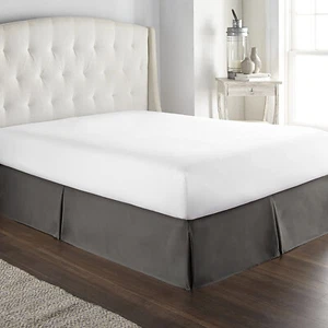 1000 THREAD COUNT 100% COTTON 1 PC BED SKIRT US SIZES! SALE - Picture 1 of 38