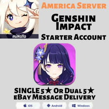 [America/NA] Genshin Impact Baal Raiden Shogun Starter Account