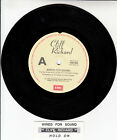 CLIFF RICHARD  Wired For Sound 7" 45 rpm vinyl record + juke box title strip