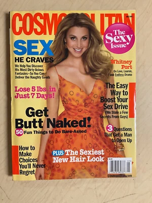 may 2009 Cosmopolitan Whitney Port sexy Retail cover + S_x He Graves+ B_tt Na_ed Foto 1 de 4