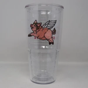 NEW Tervis Tumbler Flying Pig Insulated 24 Oz USA Made - Picture 1 of 4